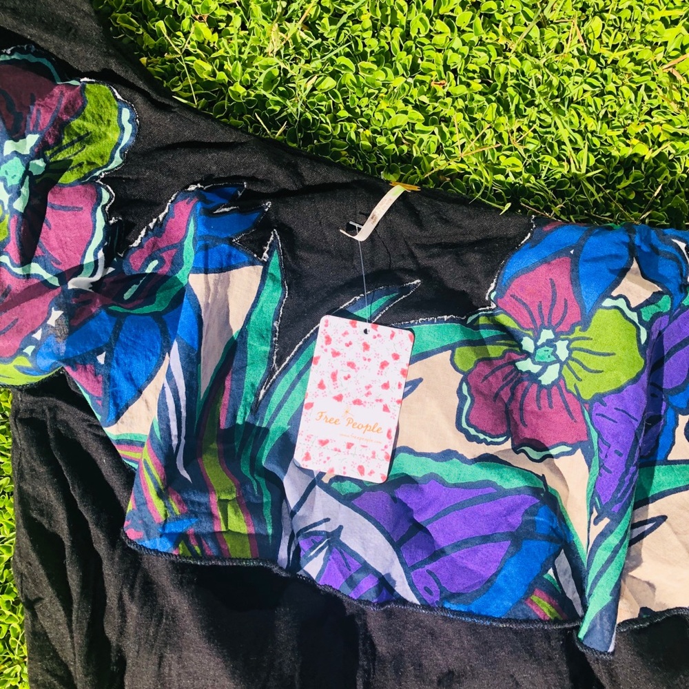 Free People One Shoulder Raffle Sleeve - Picture 7 of 8